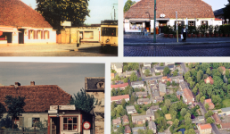 Collage aus Fotos vom Ortskern Rudow