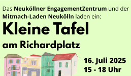 Plakat zur Kleinen Tafel